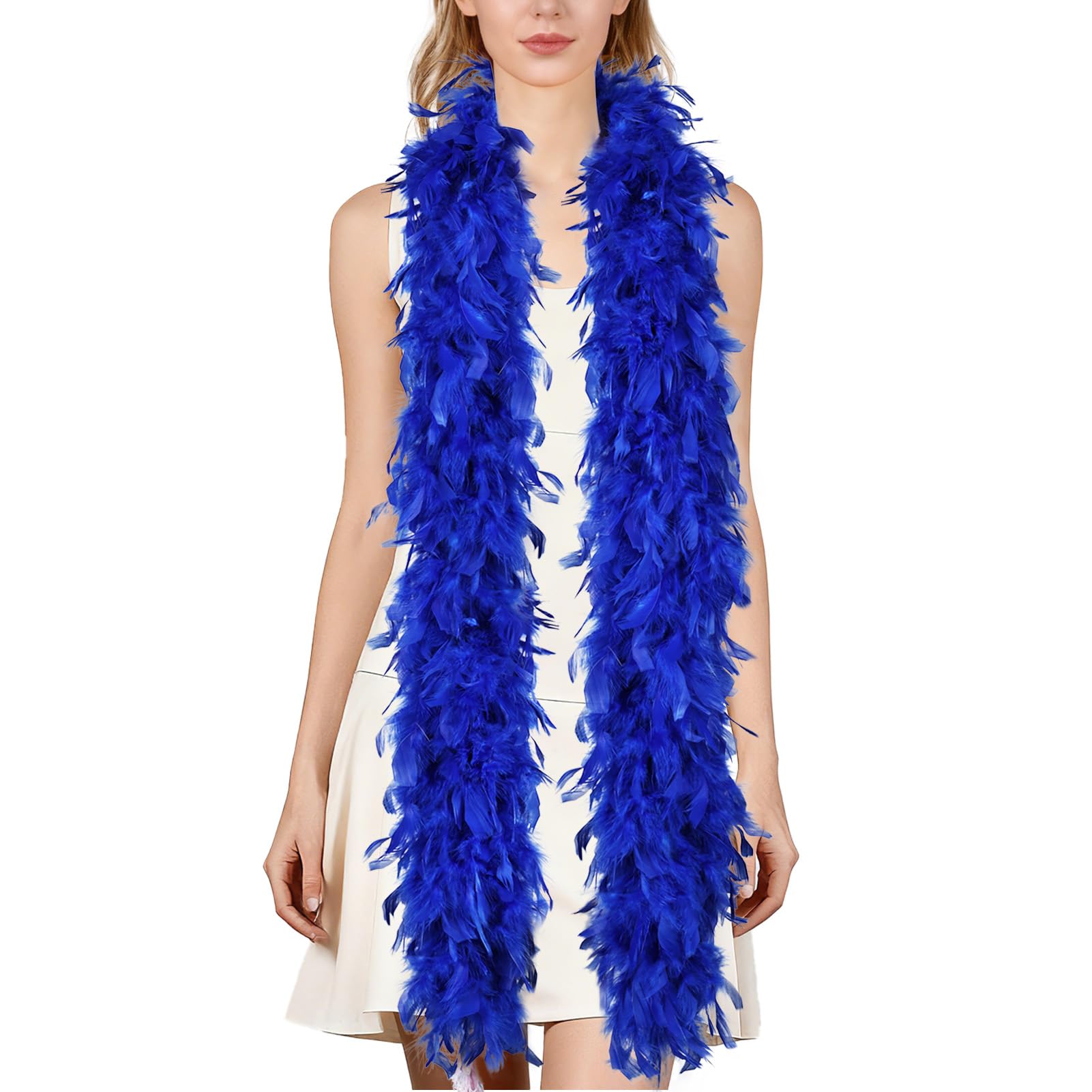 THARAHT 19 Color- 40/60g 2Yard Chandelle Feather Boa Dancing Wedding Party Halloween Costume Decoration Feathers boa