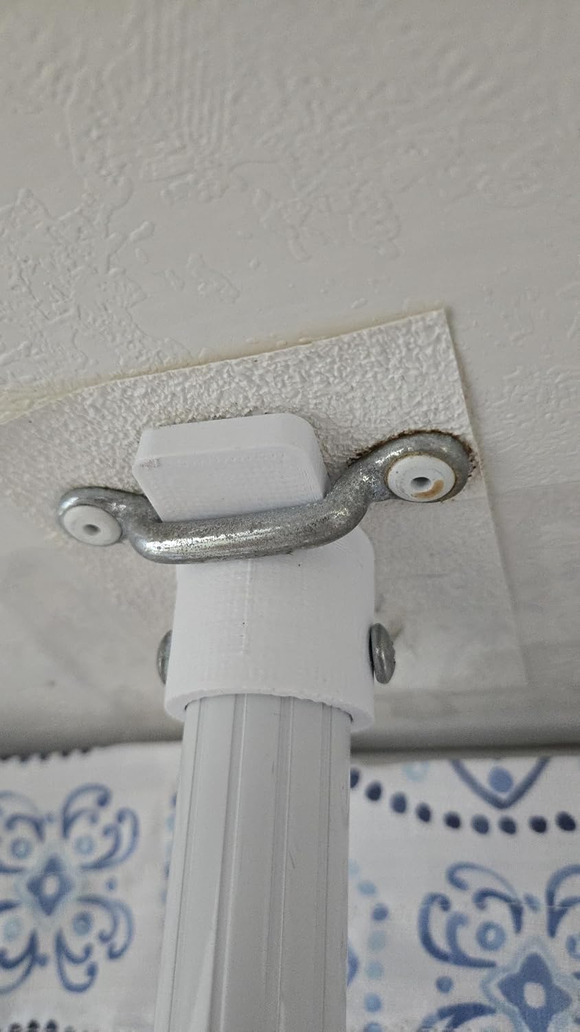 Bed Support Claw/Clasp 4757-4301 and Duck Bill Roof Lock Cap 4757-1351 for Coleman Pop-up Campers, Full White Replacement Set - Taylor'd Creations (1)