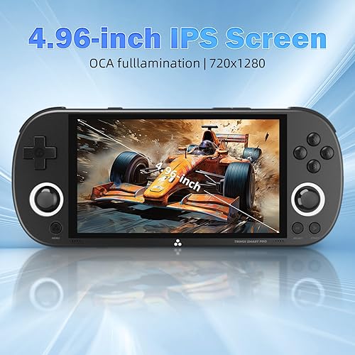 Miniatura 6 de Trimui Smart Pro Retro Handheld Gaming Console Video Gaming Console Dual Joystick Design 4.96 inch 720x1280 IPS Screen 5000mAh Built-in 64G TF Card