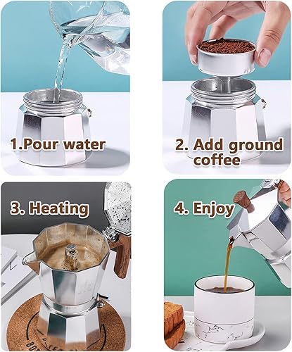 Miniatura 5 de Molinillo de café para cafetera de café para capuchino o café con leche