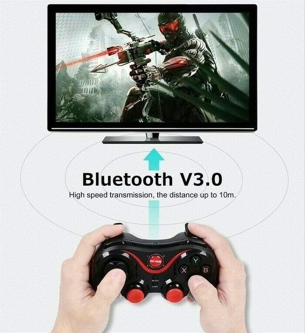 Diagram showing Bluetooth V3.0 connection from gamepad to TV