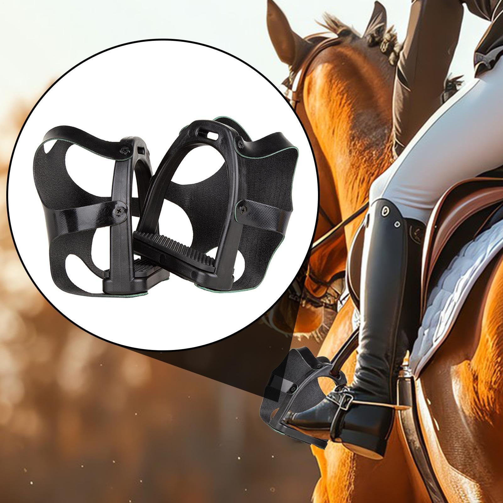 Staffe Equestri di Sicurezza Attrezzatura Antiscivolo per Equitazione | Per Equitazione A Cavallo per Bambini Donne Giovani Addestramento Pratica All'aperto Fattoria Competizione
