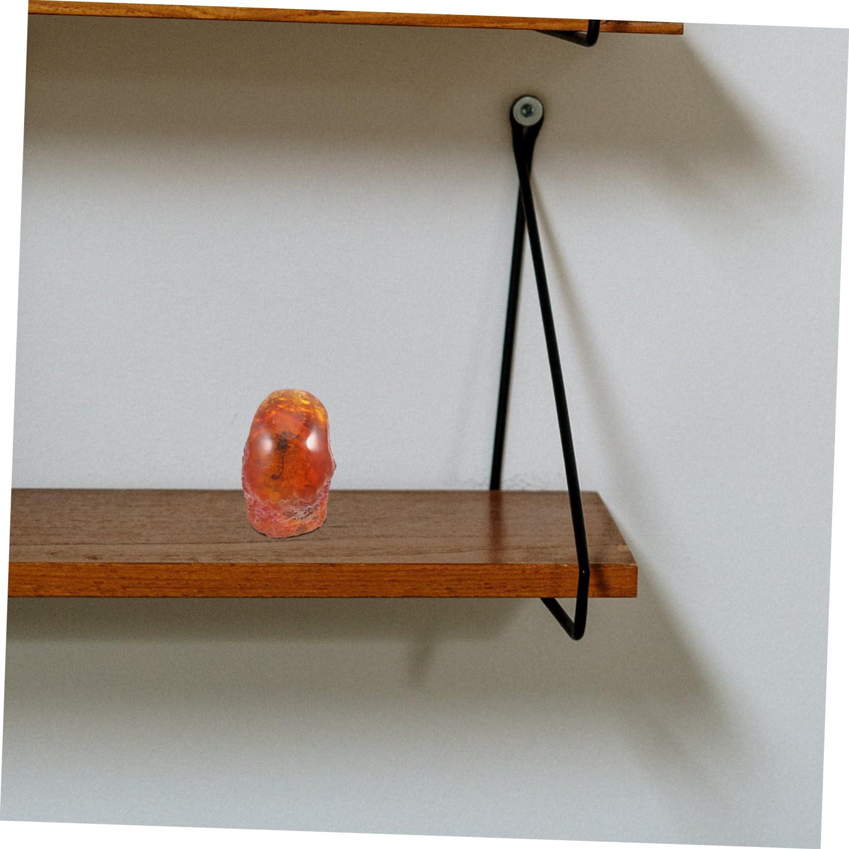 Espécimen de Insecto Ámbar de Resina Piedra Natural Decorativo Portátil para Decoración de Oficina y Hogar Diseño Elegante y Creativo
