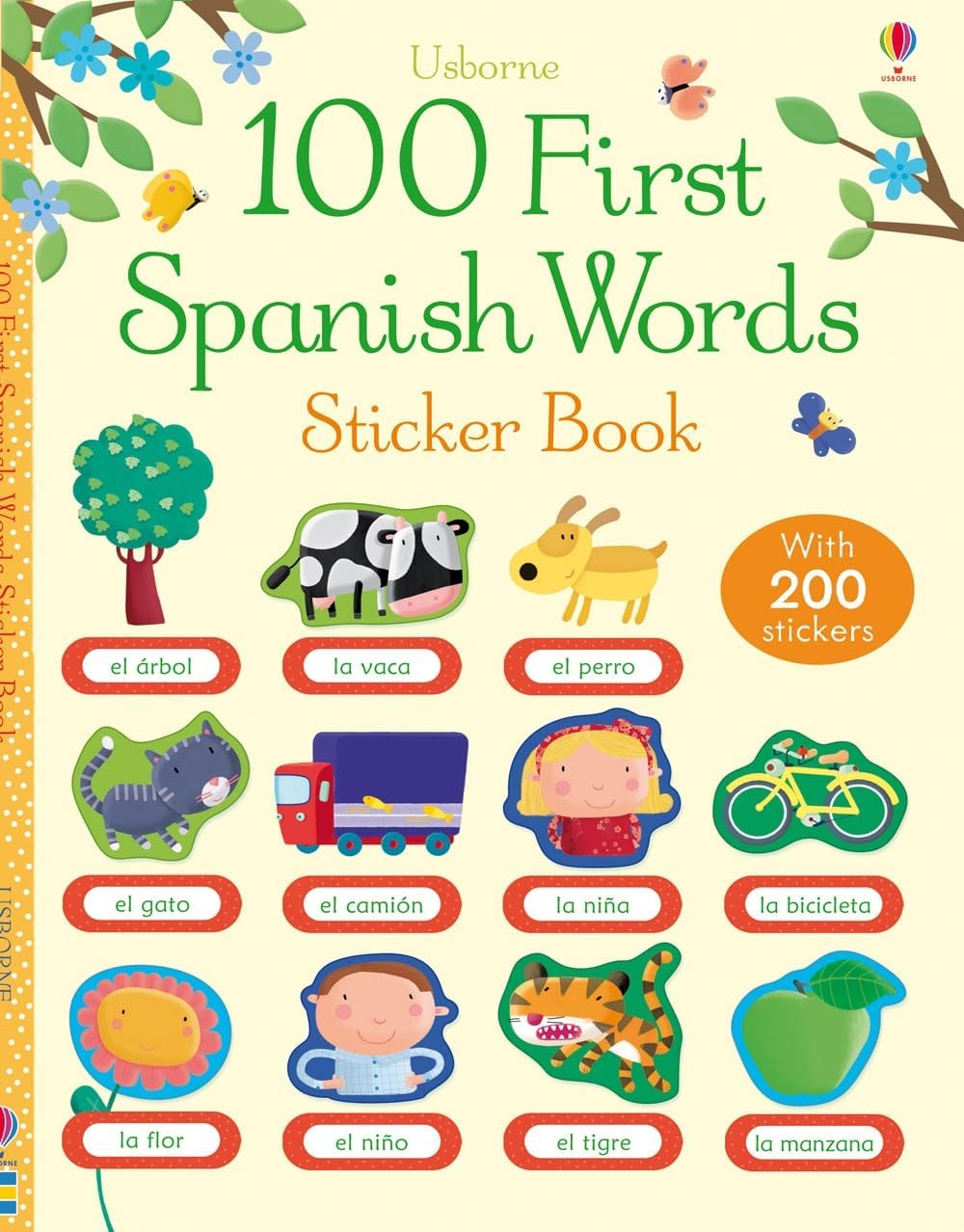 100 First Spanish Words Sticker Book (100 First Words Sticker Books) Paperback – 1 April 2013