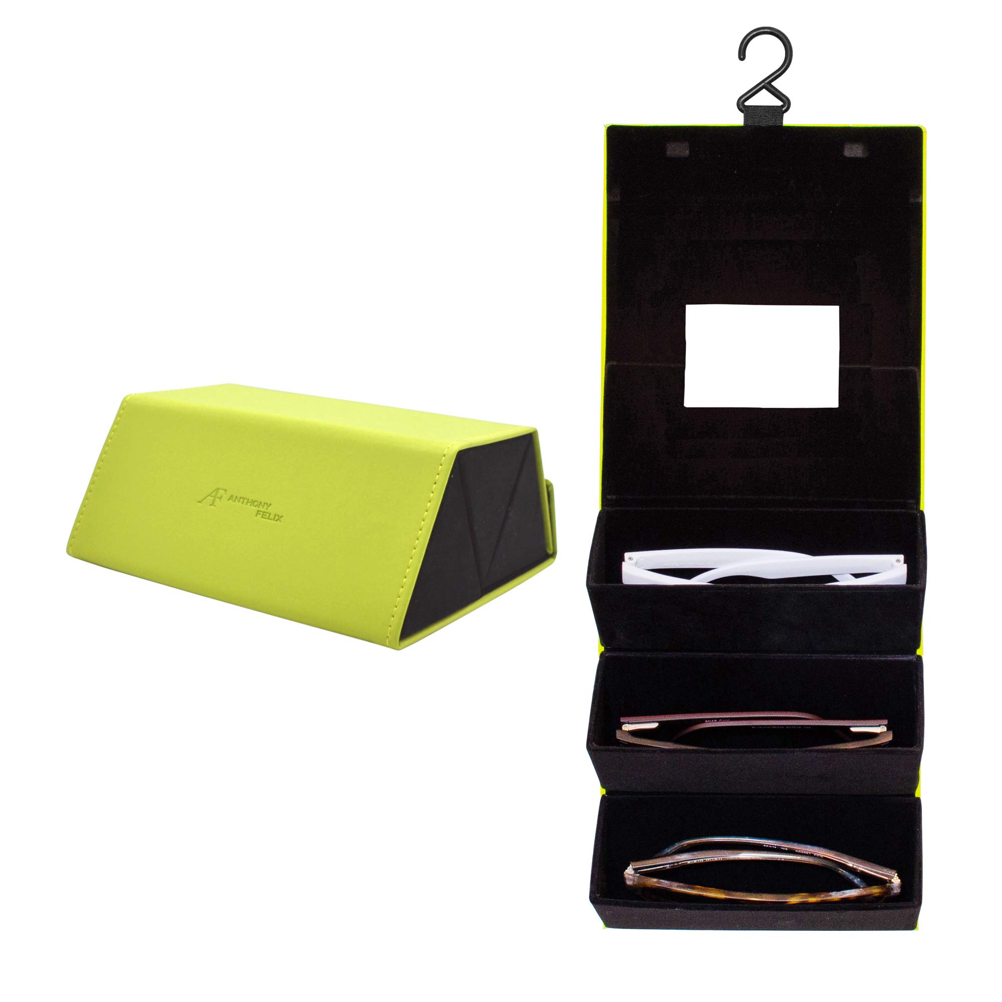 Sunglasses Travel Case for 3 Pair, Travel Sunglasses Organizer