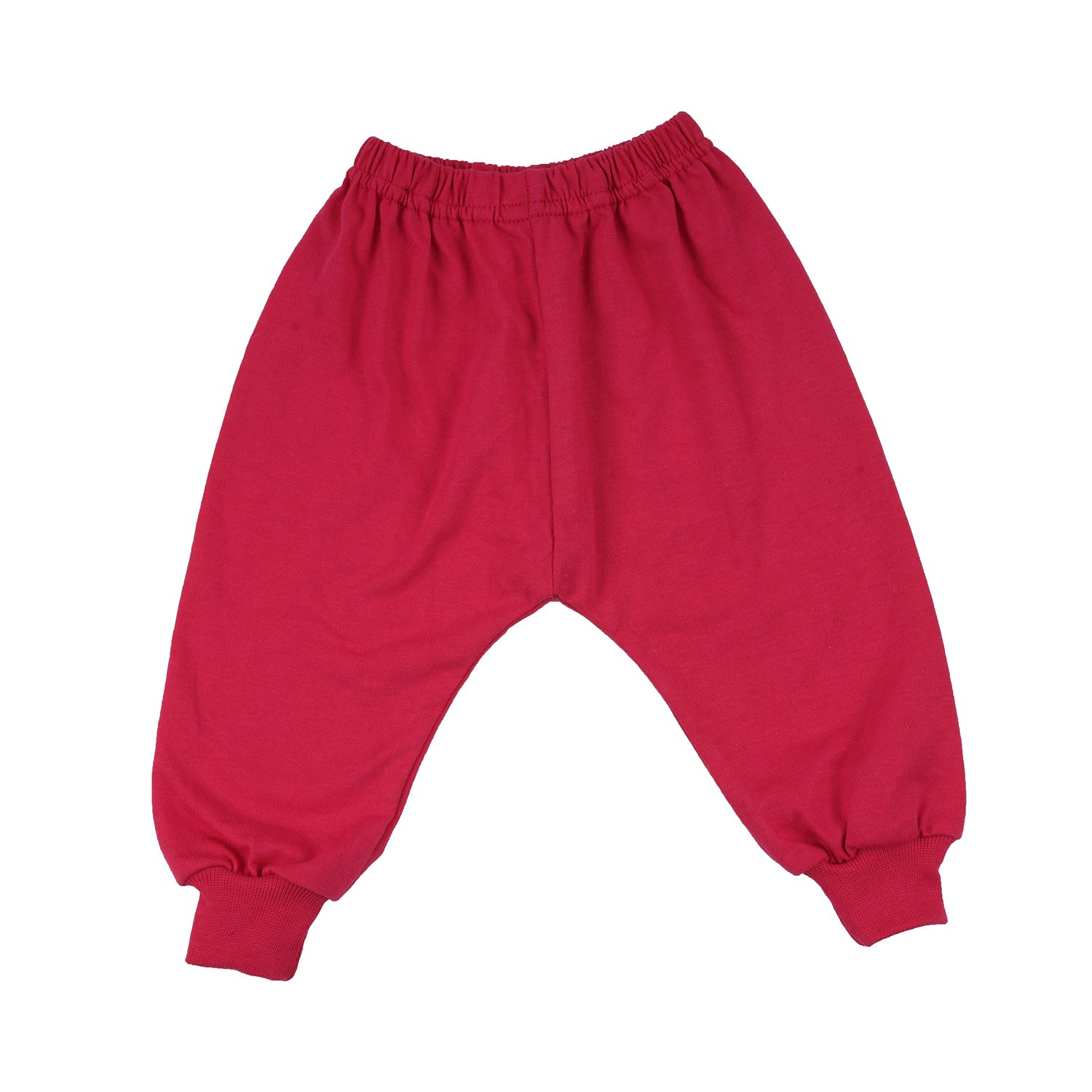 First Kids Step Unisex Cotton Hosiery Track Pants with Rib(0-6months) Multicolour 3
