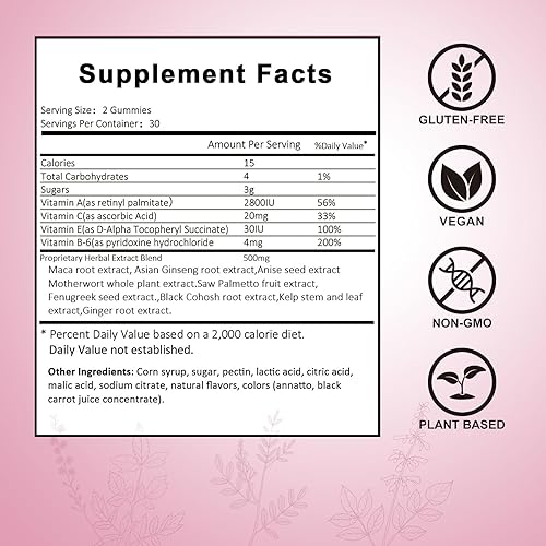 Miniatura 7 de Gomitas potenciadoras de glúteos de cadera para el crecimiento de glúteos y caderas, gomitas de glúteos para glúteos más grandes rápidamente,