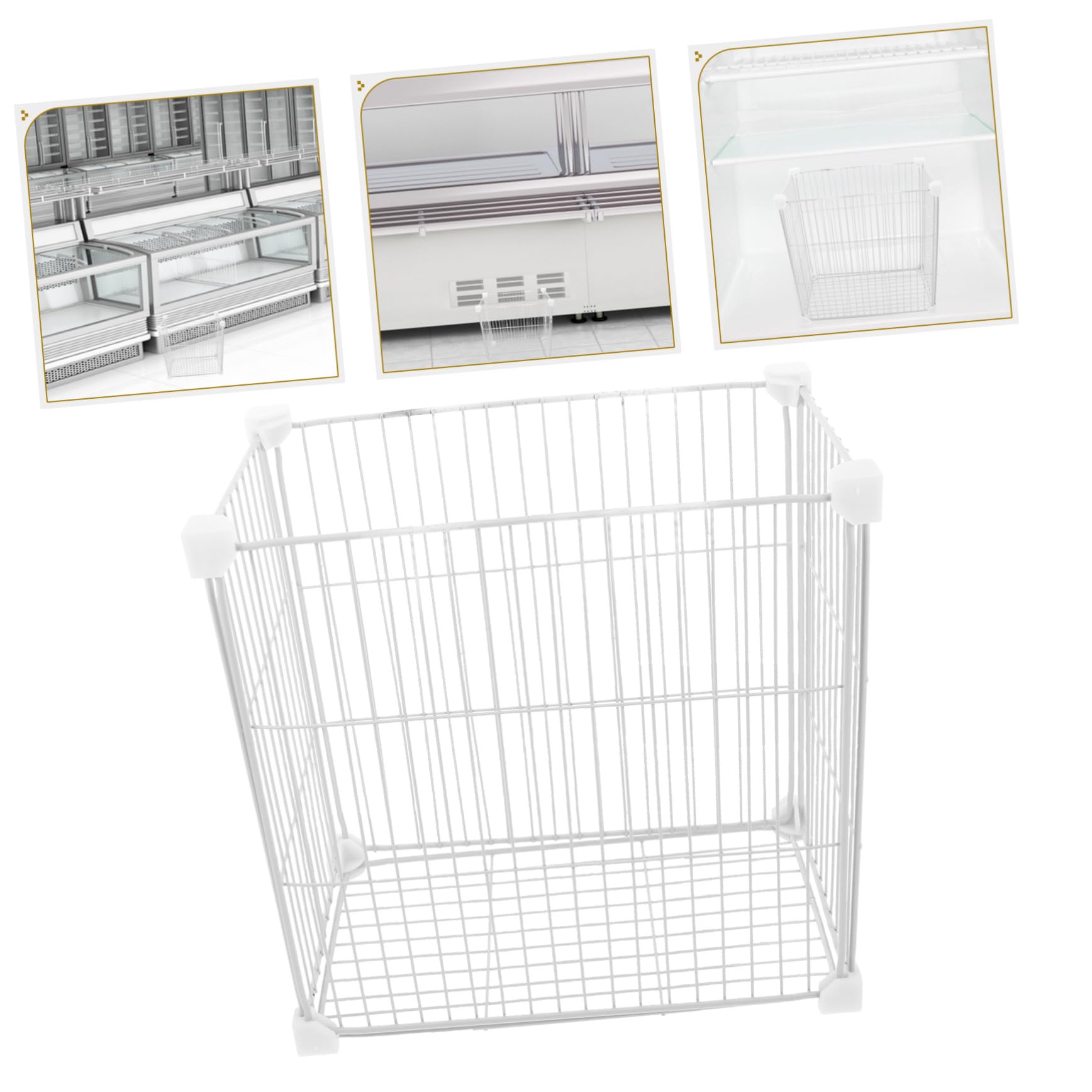 Freezer Storage Bin Transparent Tiefkühltruhe Organizer Abnehmbar Leicht Zu Reinigen Robust Für Gemüse Fleisch Obst Kühlschrank Aufbewahrung