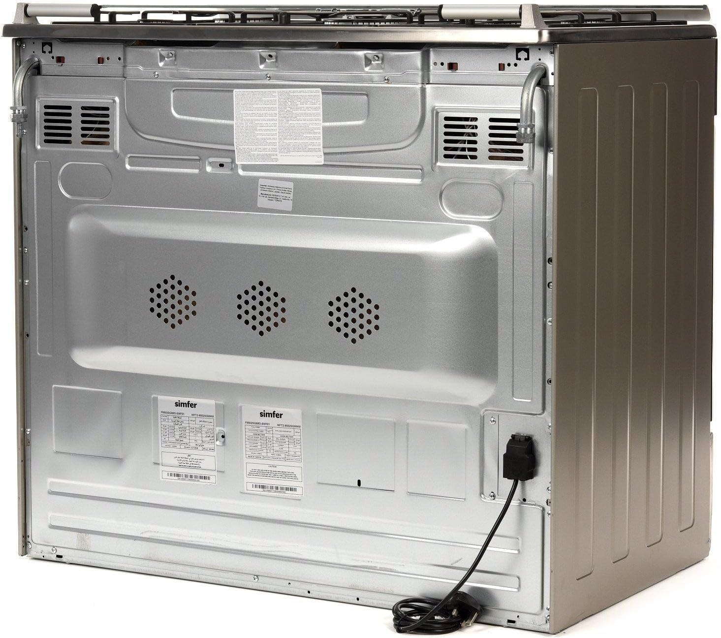 Simfer F 9502 SGWIL-SMF01 5-Burner Freestanding Gas Cooker Instruction ...