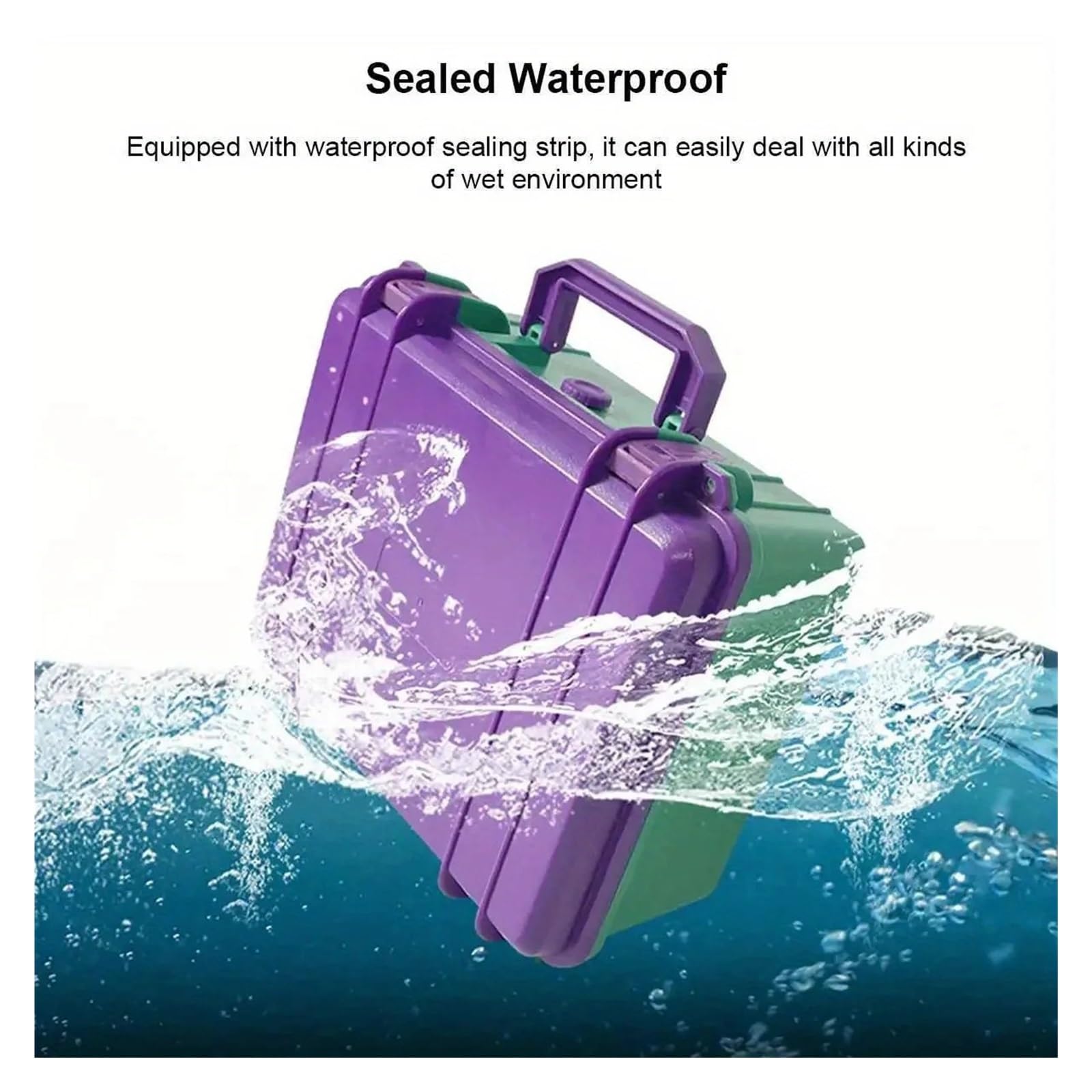 Cassetta Attrezzi Vuota Cassetta degli attrezzi multifunzione idrorepellente con protezione in spugna, custodia for hardware portatile, strumento di sicurezza(Color B)