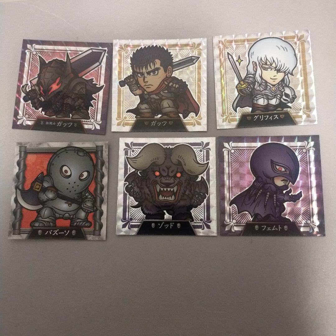 Amazon.co.jp: 大ベルセルク展 シール 風ブラインドシール 6種 ガッツ