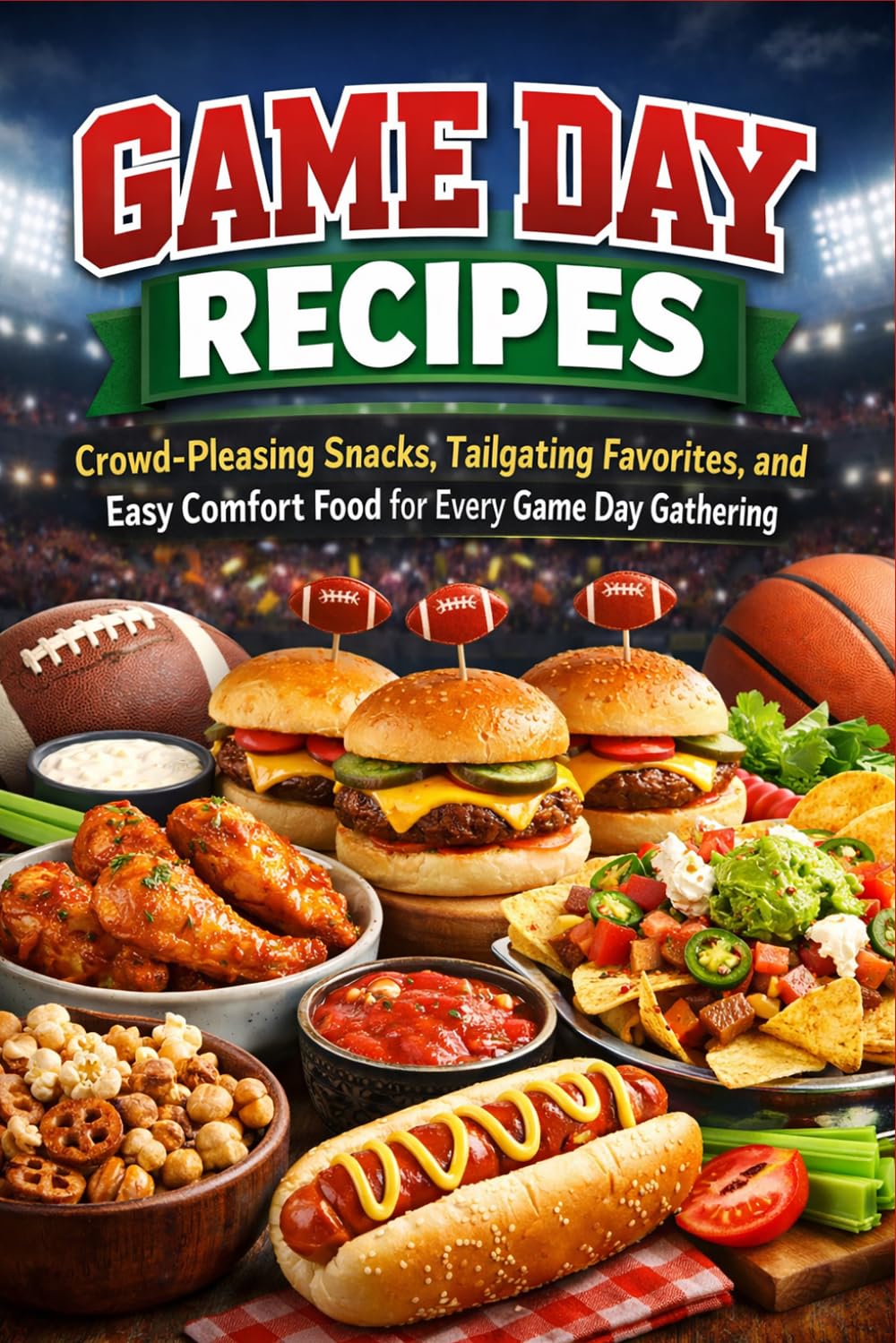 Game Day Recipes: Crowd-Pleasing Snacks, Tailgating Favorites, and Easy Comfort Food for Every Game Day Gathering