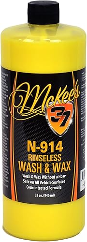McKee's 37 N-914 Lavado y cera sin enjuague (sin enjuague), 32 onzas líquidas