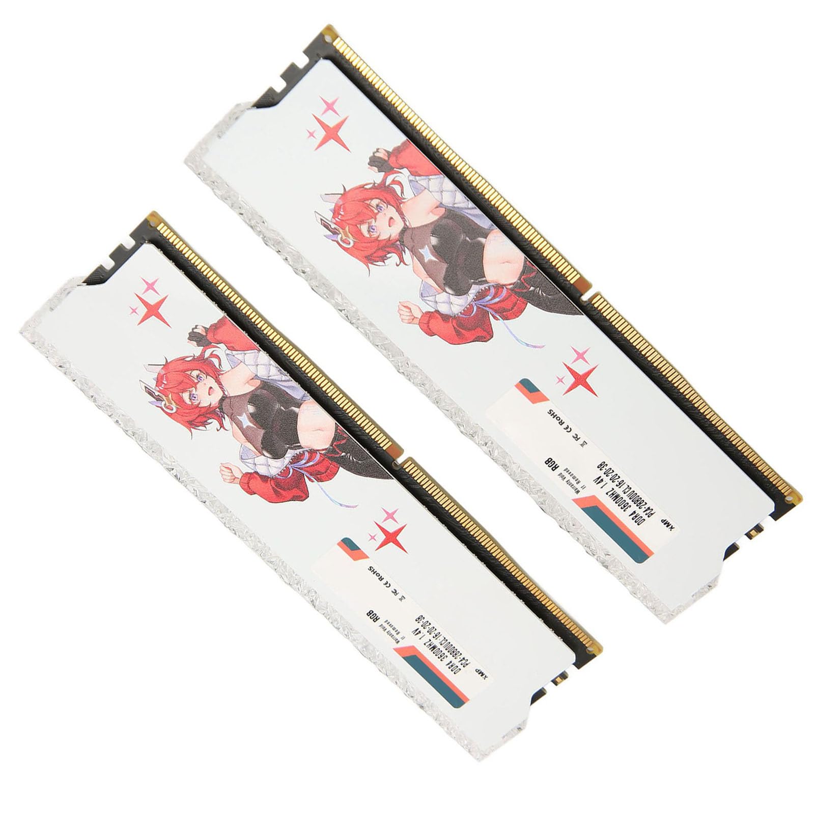 VBESTLIFE Wysokowydajny moduł Pamięci DDR4 RAM 3600 MHz do Gier PC do Komputera Stacjonarnego 2x 16 GB (32 GB (2x16))