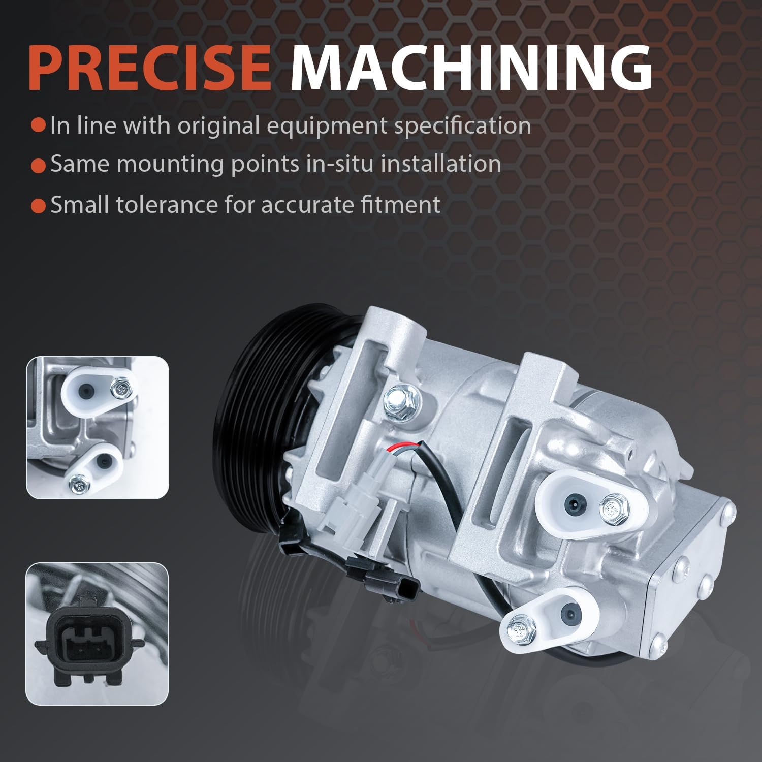 Air Conditioning Compressor CO 29073C For 2013 2014 2015 2016 2017 2018 Nissan Altima 2.5L SL SV