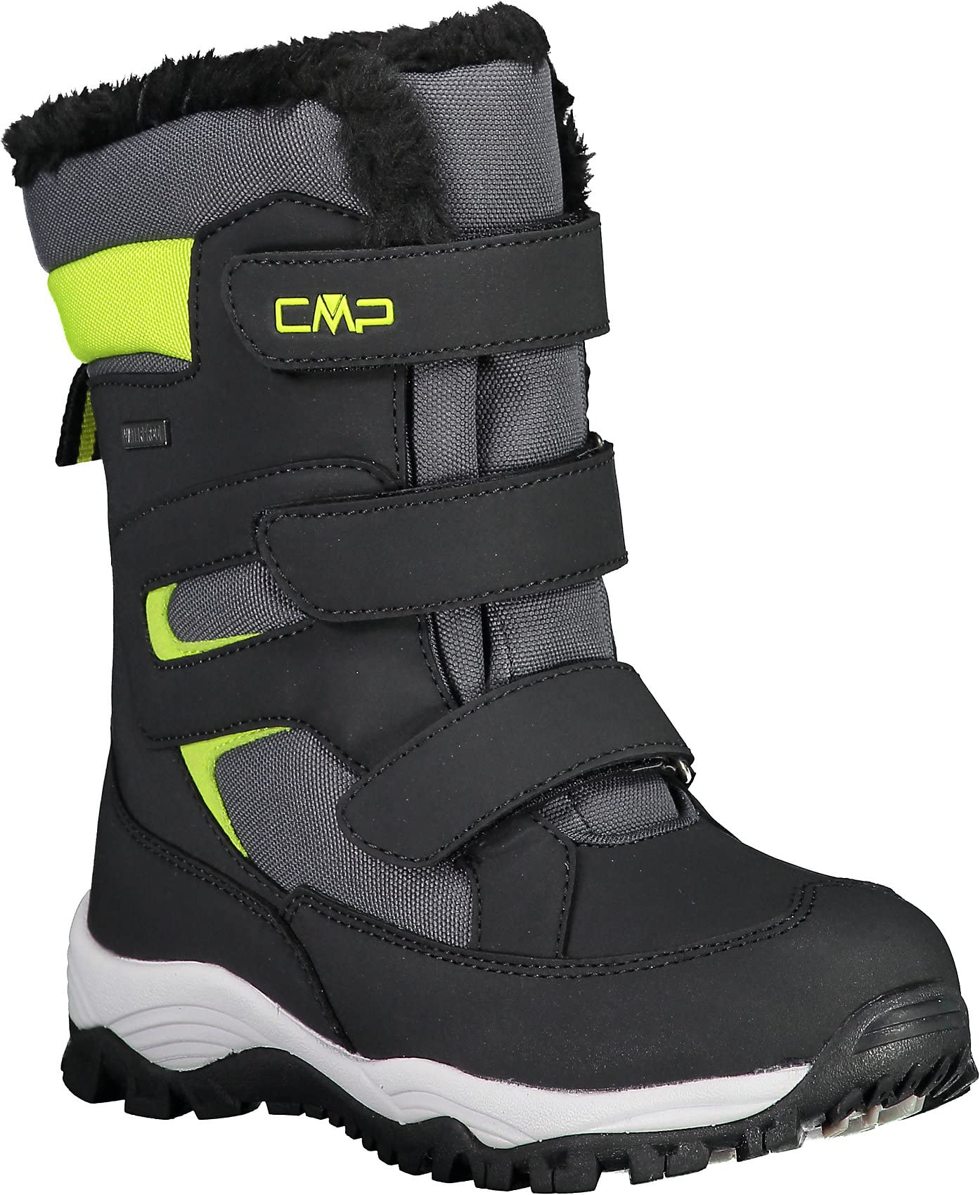 CMP Kids Hexis Snow Boot WP, Black, 2.5 UK
