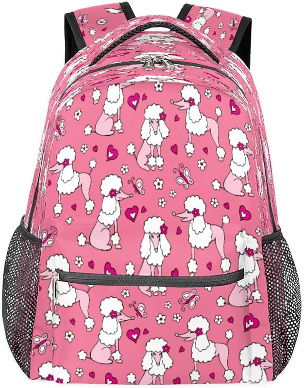 Mochilas para adolescentes meninas meninos cachorro poodle mochila de viagem para mulheres homens, flores amor coração livros mochilas universitárias para trabalho, mochilas resistentes à água mochila para caminhadas, Multicor, Medium em oferta na Shopee Mochilas para adolescentes meninas meninos cachorro poodle mochila de viagem para mulheres homens, flores amor coração livros mochilas universitárias para trabalho, mochilas resistentes à água mochila para caminhadas, Multicor, Medium em oferta na Shopee