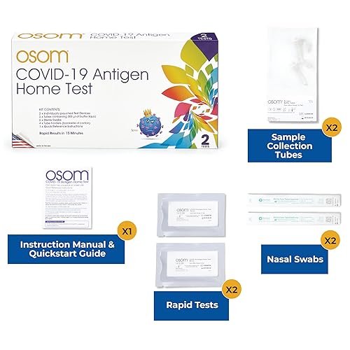 Miniatura 9 de Prueba casera de antígeno COVID-19, 2 pruebas incluidas, prueba de COVID casera, resultados en 15 minutos, fabricada en los Estados Unidos, fácil de