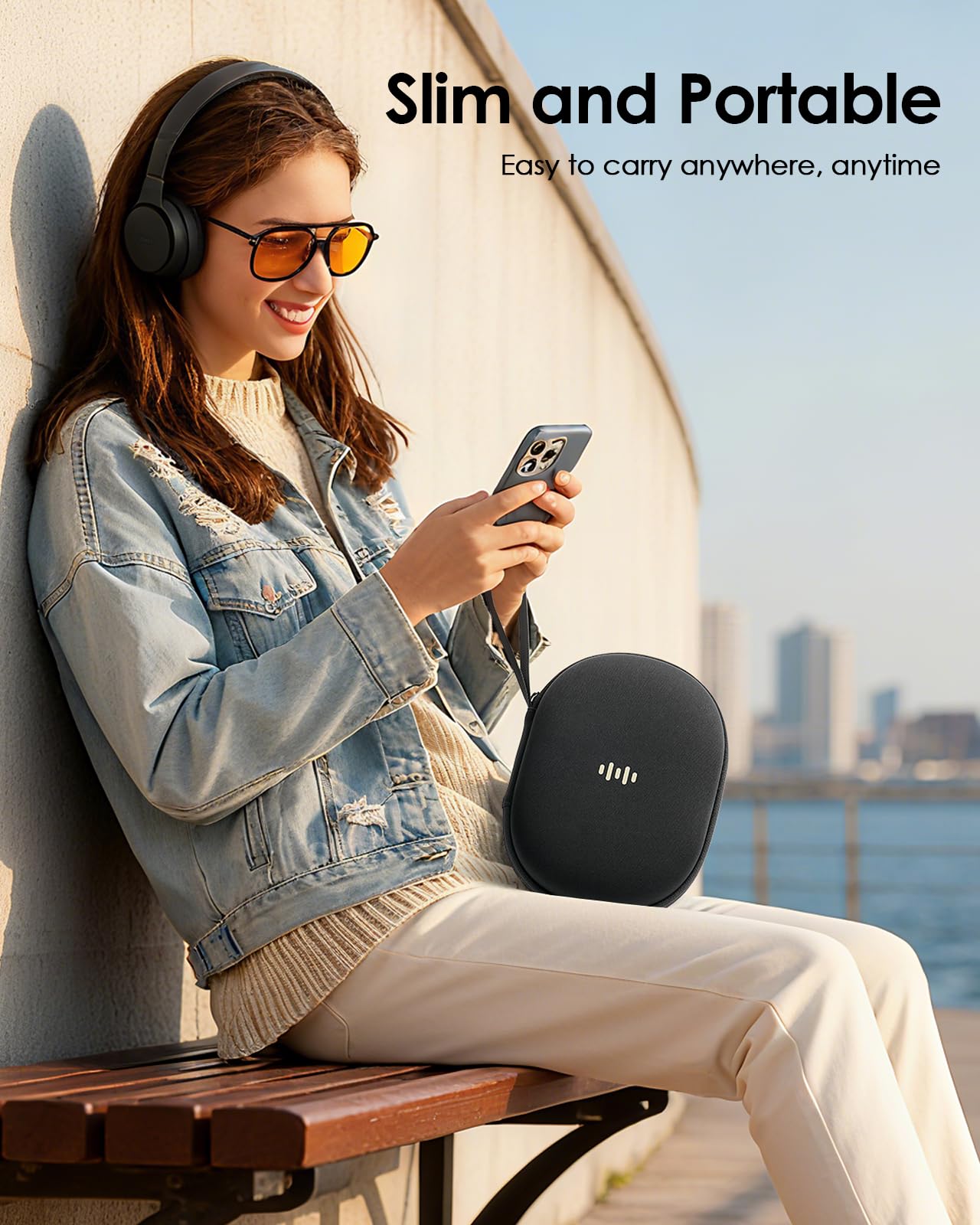 Etui pour Casque Audio Over-Ear JBL Tune 510BT 720BT 770NC 520BT Soundcore Q20i Q30 Bose BERIBES, Housse de Voyage Ultra-Fins