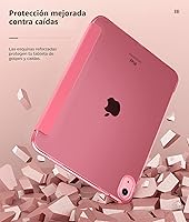 Vista 7 de MoKo Funda para Nuevo iPad (A16) de 11ª Generación 2025/ 10ª Generación 2022, Funda para iPad de 11 Pulgadas/ 10.9 Pulgadas con Funda Trasera