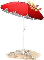 JoeShade Portable UV Sun Shade Umbrella with Tripod Stand - 98% UV Protection, Lightweight & Adjustable for Camping, Beach, Sports