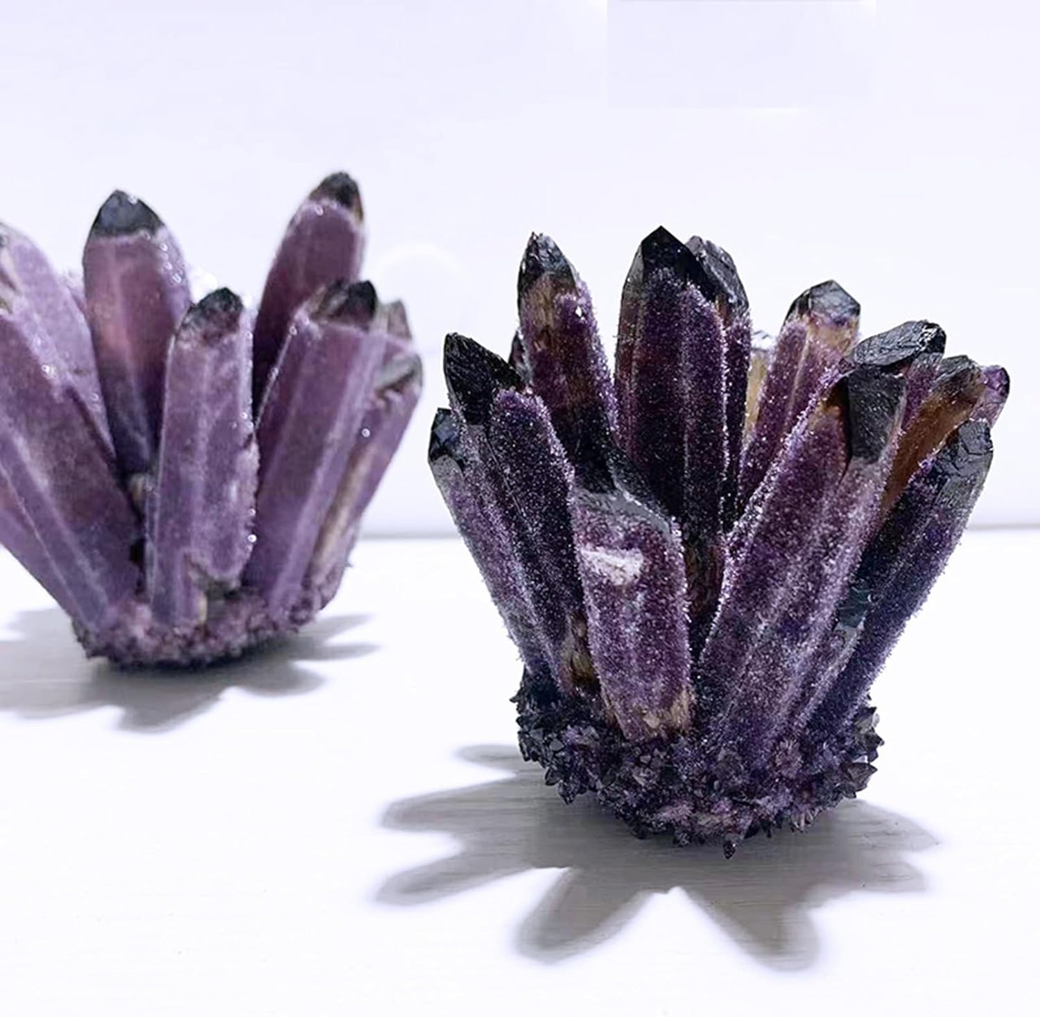 Amethyst Quartz Crystal Cluster Geode Druzy Stone Home Decoration Gemstone Home Decoration Gifts for Women Men,500~600g
