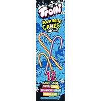 Vista 3 de Trolli Sour Brite Holiday Candy Canes, 12ct - Perfect for Stocking Stuffers, Holiday Gifting and Decorating