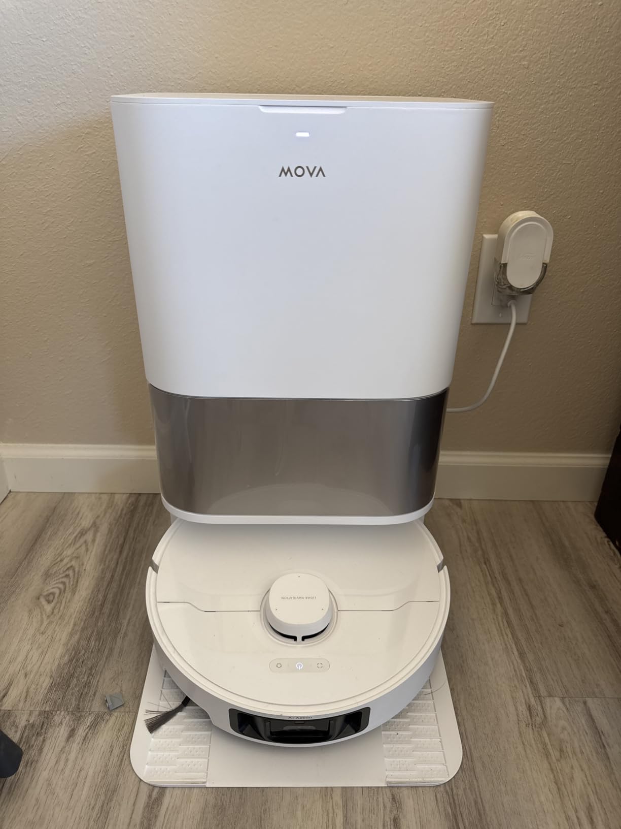 Mova P50 Pro Ultra Robot Vacuum with Removable & Liftable Mop, 19,000Pa Suction with Anti-Tangle Brush, Side Brush Extensive Cleaning, 167℉ Mop & Washboard Self Drying & Cleaning, Auto Empty & Refill photo review
