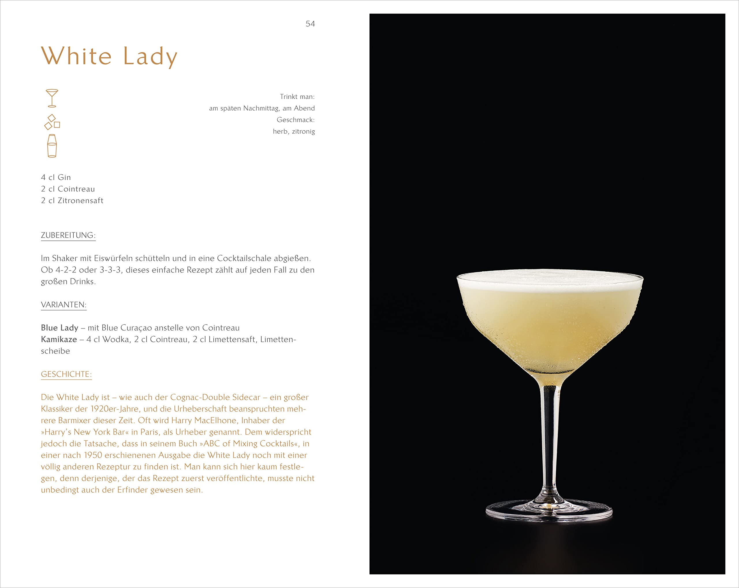 Cocktail Klassiker: 50 Drinks und ihre Geschichte - Rezepte und ausführliche Geräte- und Warenkunde