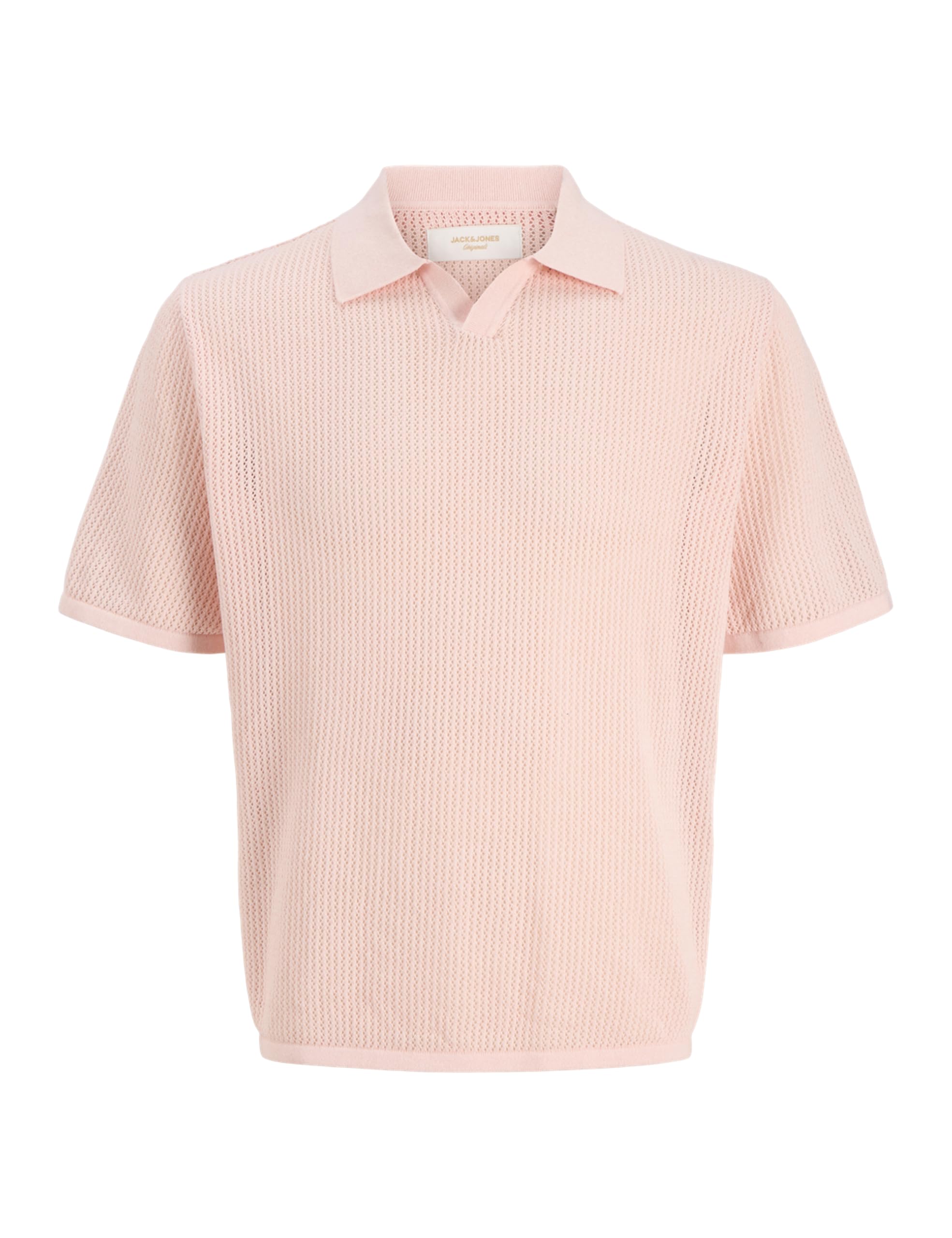 Jack & Jones Herren Jorcassis Knit Twisted Split Neck Polo