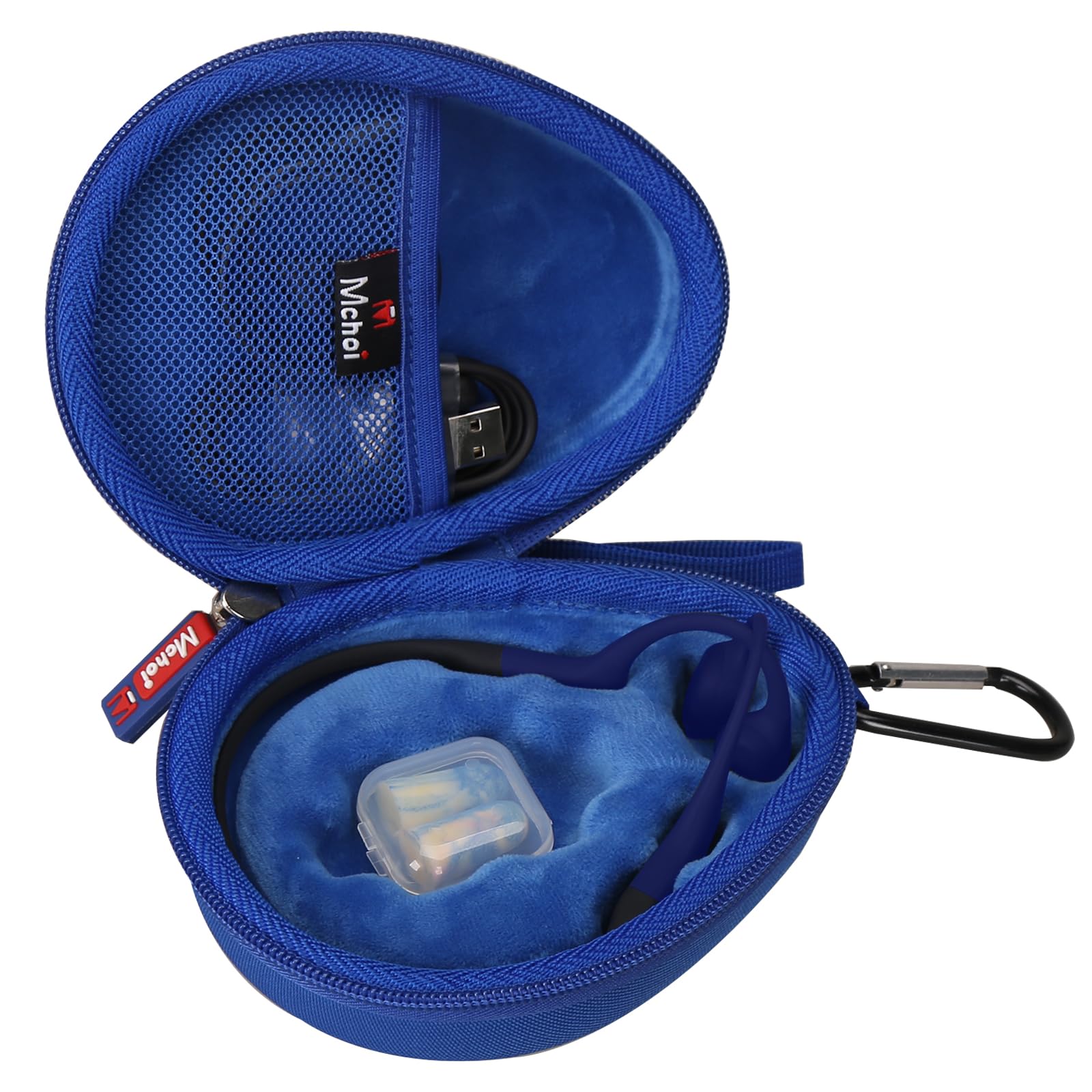Mchoi Hard Case Suitable for Aftershokz Aeropex/Aftershokz Titanium Mini/Aftershokz Air/Aftershokz Openmove/Openrun Pro, Open-Ear Wireless Bone