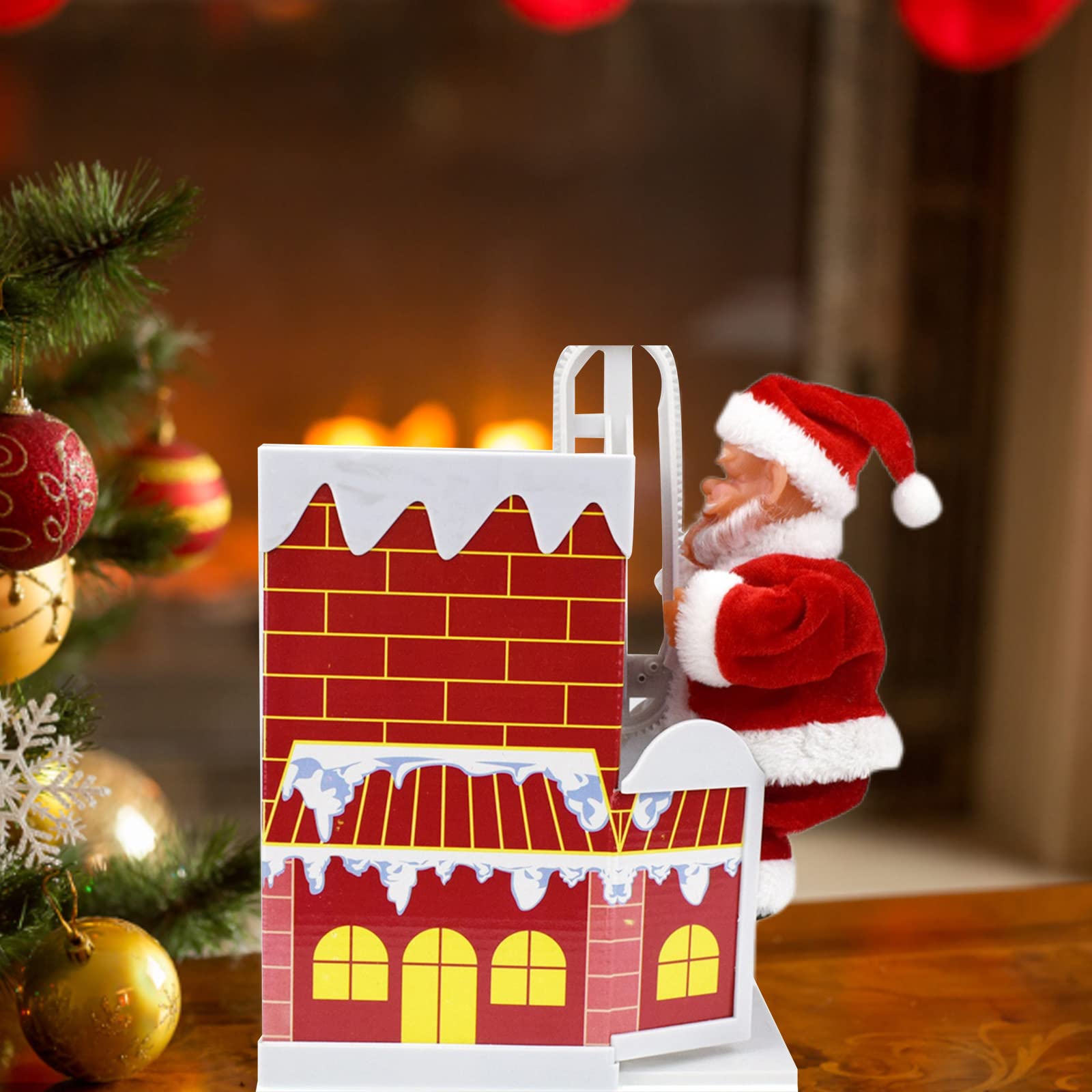 Jouet Escalier Électrique Père Noël Avec Musique Et LED – Le Père Noël Grimpeur Qui Amuse Les Enfants à Noël !