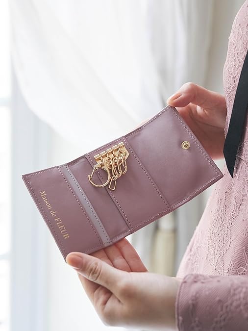新品 未使用 黒 Maison de FLEUR モノグラムキーケース Amazon | [メゾン ド フルール] キーケース ｶﾗｰﾓﾉｸﾞﾗﾑｷｰｹｰｽ
