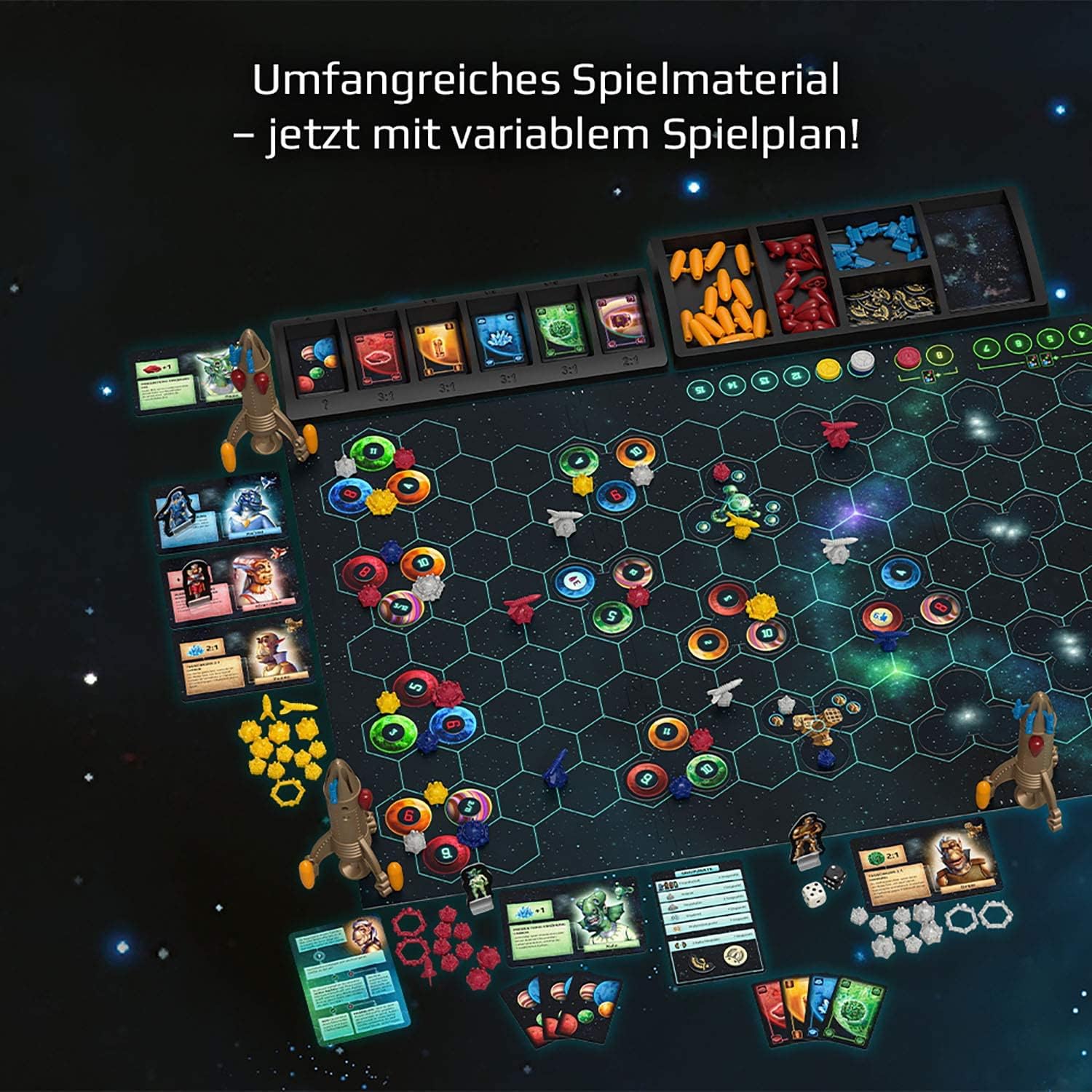 Kosmos Catan - Sternenfahrer, eigenständiges Brettspiel zum Klassiker Catan | Gesellschaftsspiel für 3-4 Personen ab 12 Jahre, Strategiespiel, Siedler von Catan
