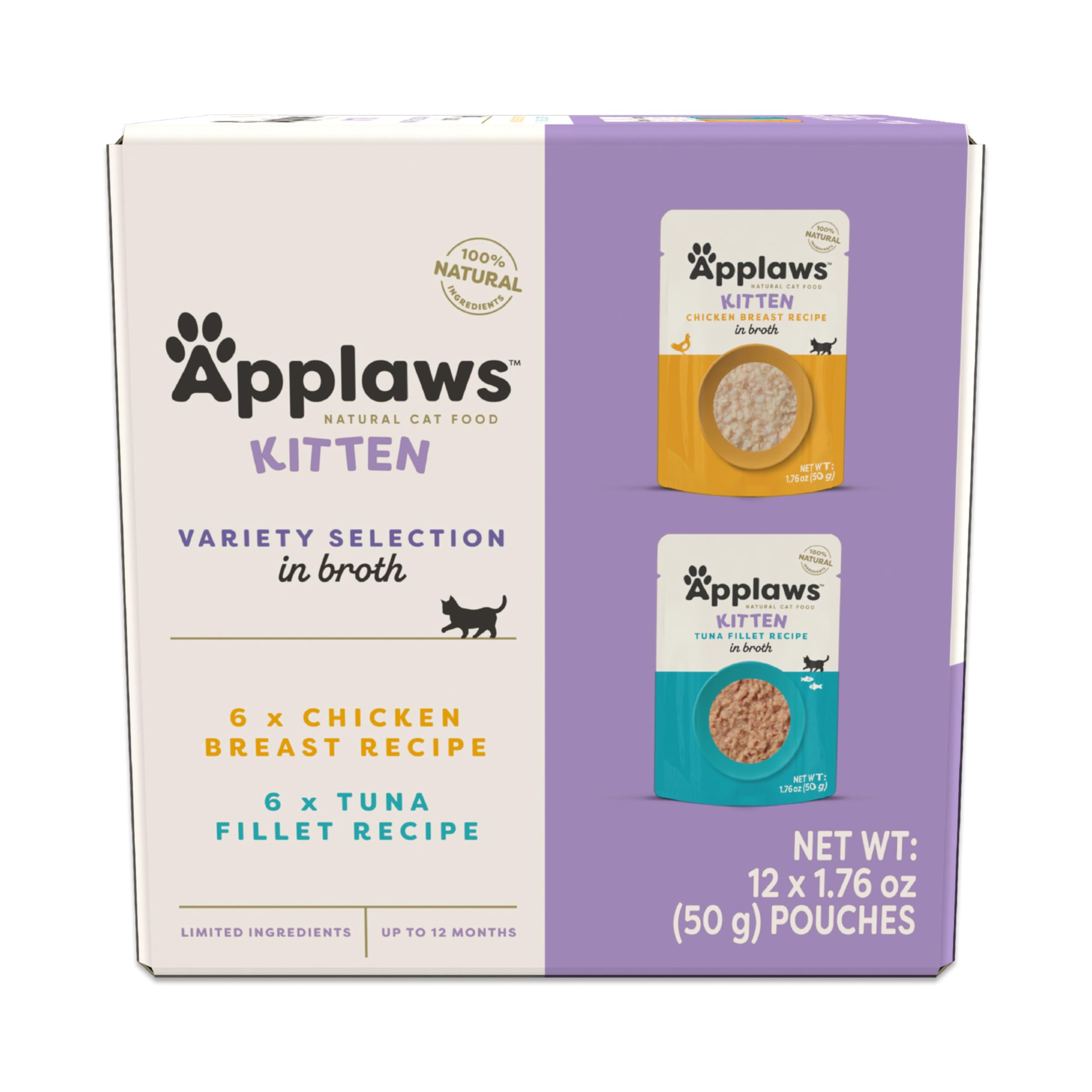 Applaws Natural Wet Kitten Food in Broth