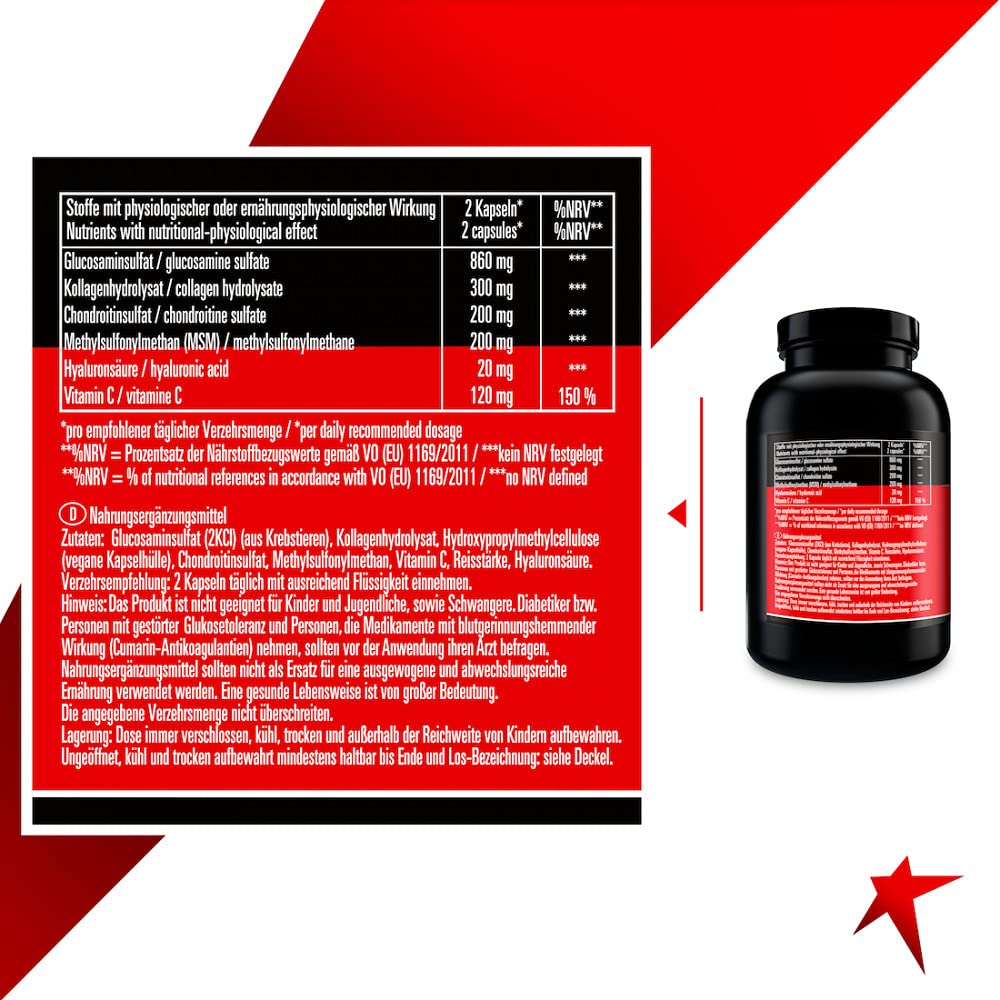 Arthro-Morph mit Glucosamine Chondroitin MSM Hyaluronic Vit. C