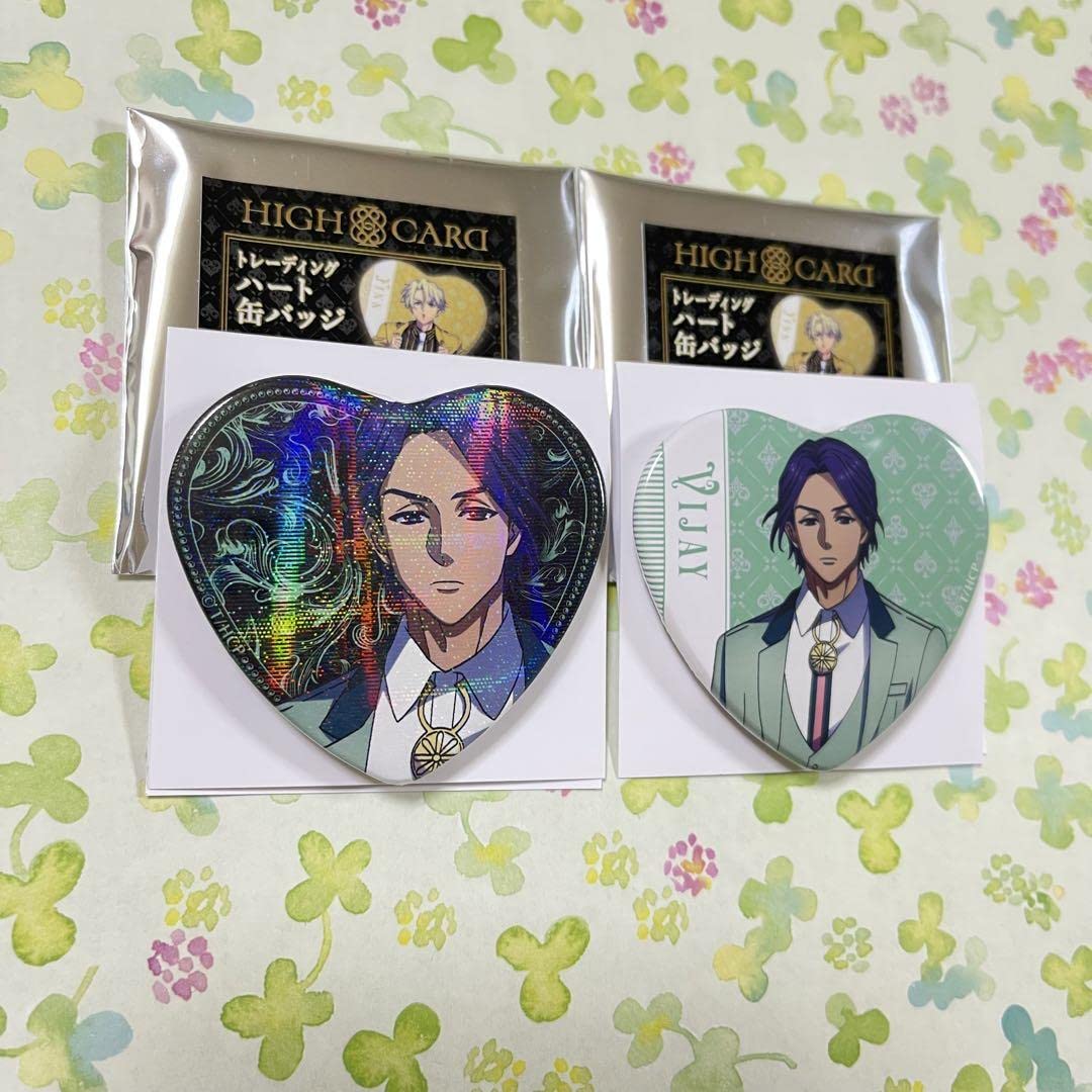 HIGH CARD  ハイカード　缶バッジ　ヴィジャイ HIGH CARD」缶バッジ - Tokyo Otaku Mode