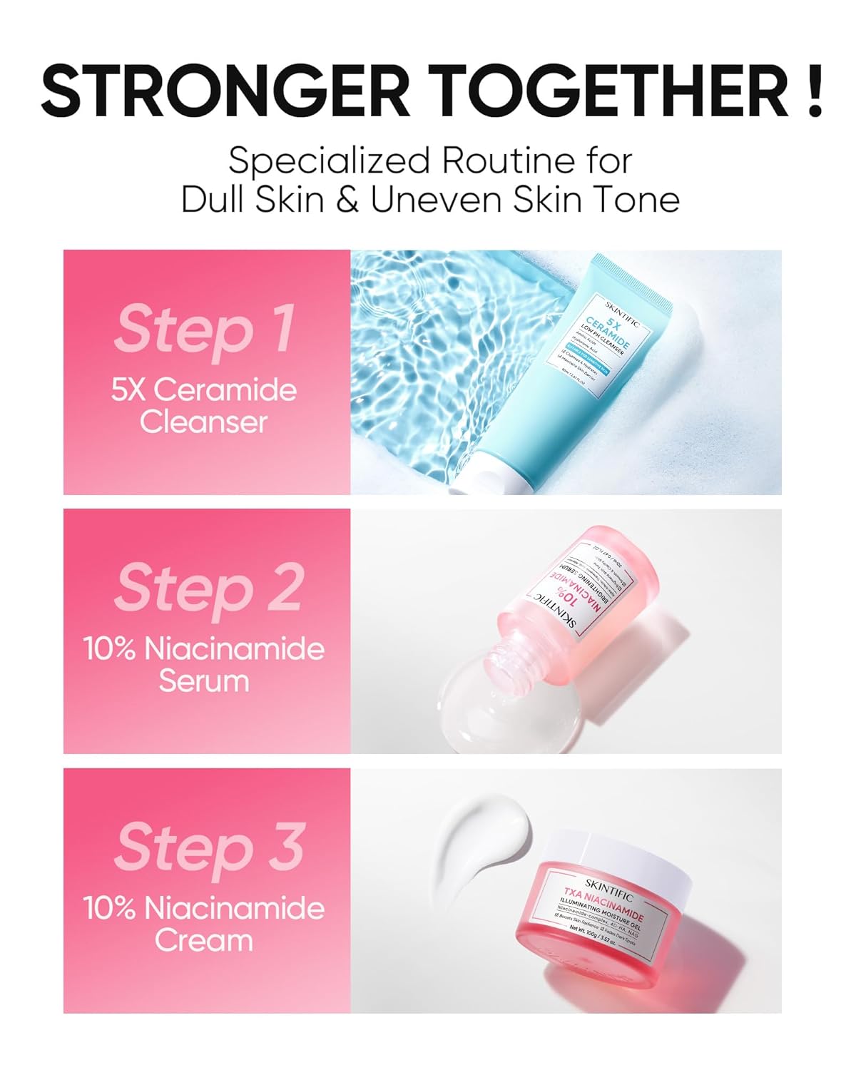 Niacinamide Brightening Cream, Radiant Glow, Fade Dark Spots, Evens Skin Tone Moisturizer for Oil and Acne-prone Skin, Non-Sticky, 1fl.oz / 30g - Image 6