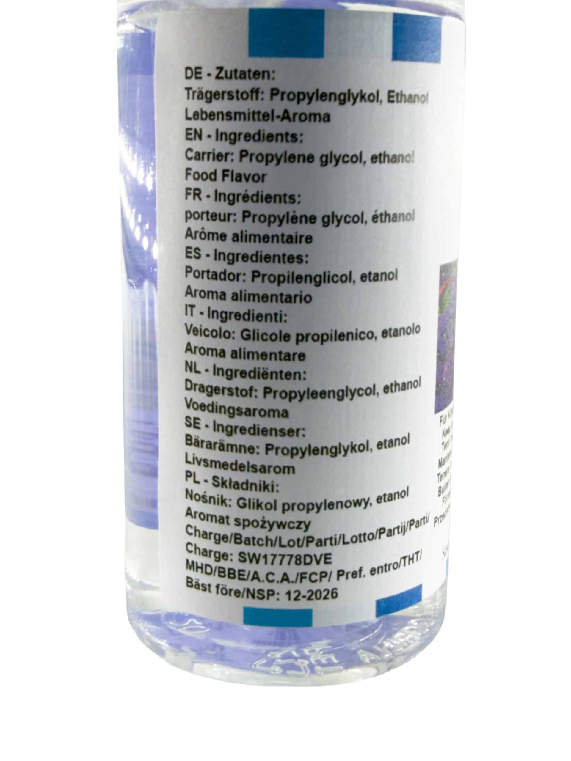 Violet Pastilles - Veilchen Bonbon Aroma Konzentrat - Vegan - Sasami - 100ml