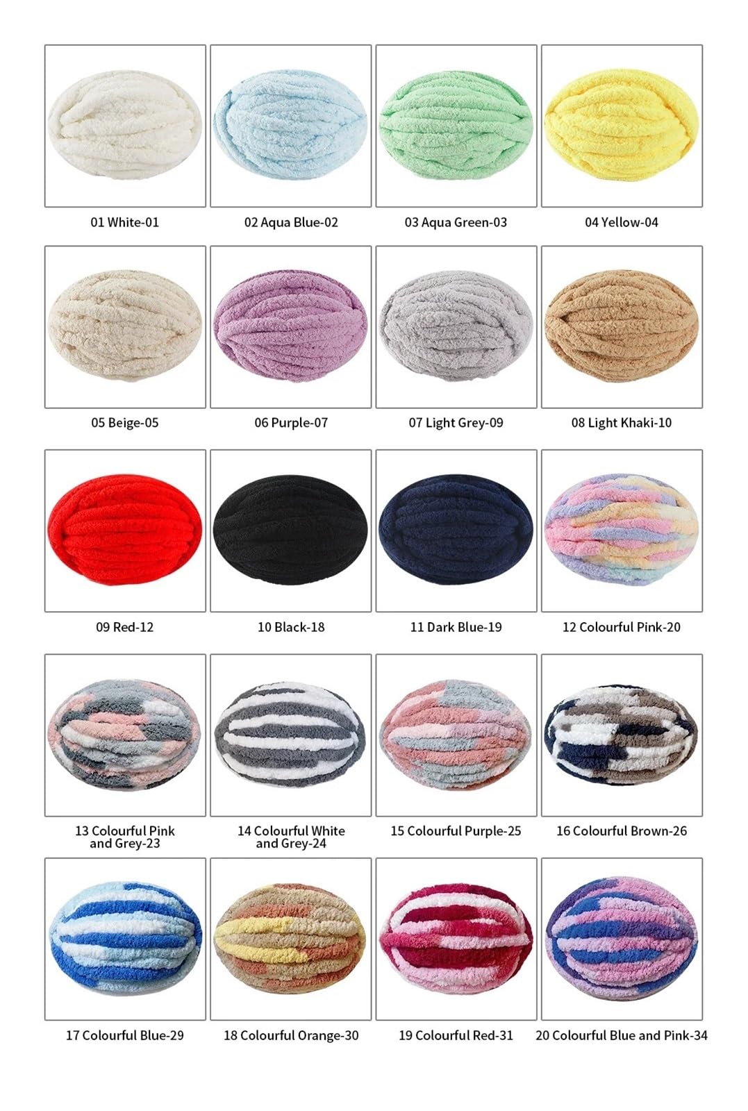 Hilo de chenilla de punto grueso Juego de 3 piezas hilo grueso chenilla for crochet, suave terciopelo, lana for tejer, for gorros, muñecas, guantes y mantas(05 Beige)