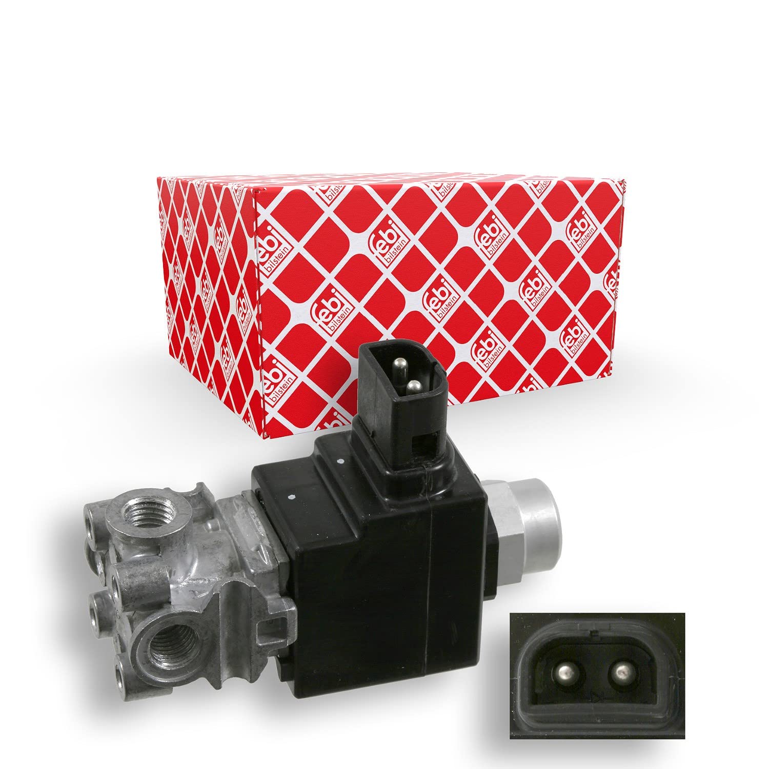 FEBI BILSTEIN 22231 Solenoid Valve 24V 2 Connectors Replacement Fits VOLVO