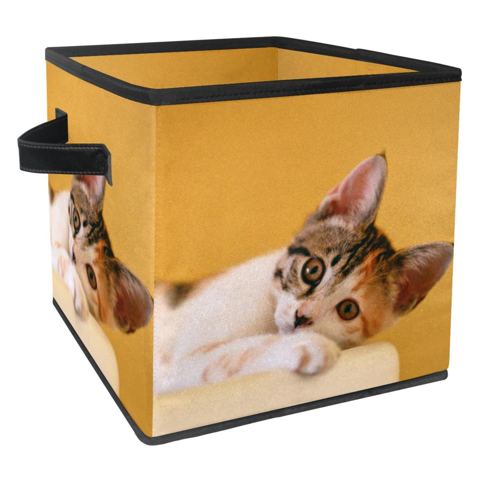 Cube organisateur pliable et bac de rangement pour jouets et livres