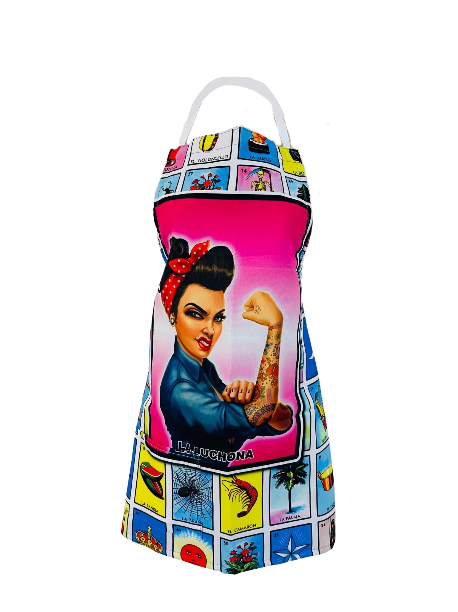 Leos ImportsLoteria Card Mexican Bingo Apron with Pockets