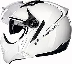 Capacete Aberto Moto Peels Mirage Classic Branco/Grafite 60