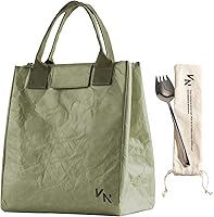 Vista 18 de VonNova Lonchera aislada para mujer con aislamiento premium de 4mm, linda lonchera grande de 7L para la oficina, lonchera pequeña duradera