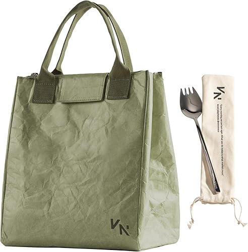 Miniatura 70 de VonNova Lonchera aislada para mujer con aislamiento térmico de alta calidad de 0.157 in, bonita bolsa de almuerzo grande de 7 litros para oficina