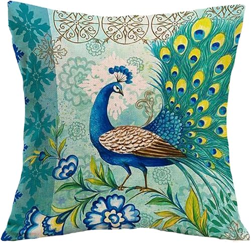 Miniatura 2 de 7COLORROOM - Fundas de almohada decorativas para el hogar, Sábanas de algodón, 18"