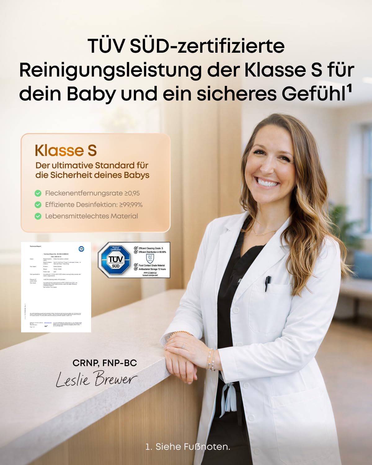 eufy S1 Pro Babyflaschenreiniger, Spülmaschine Baby, TÜV SÜD-zertifiziert & 6-Monats-Wartungsset