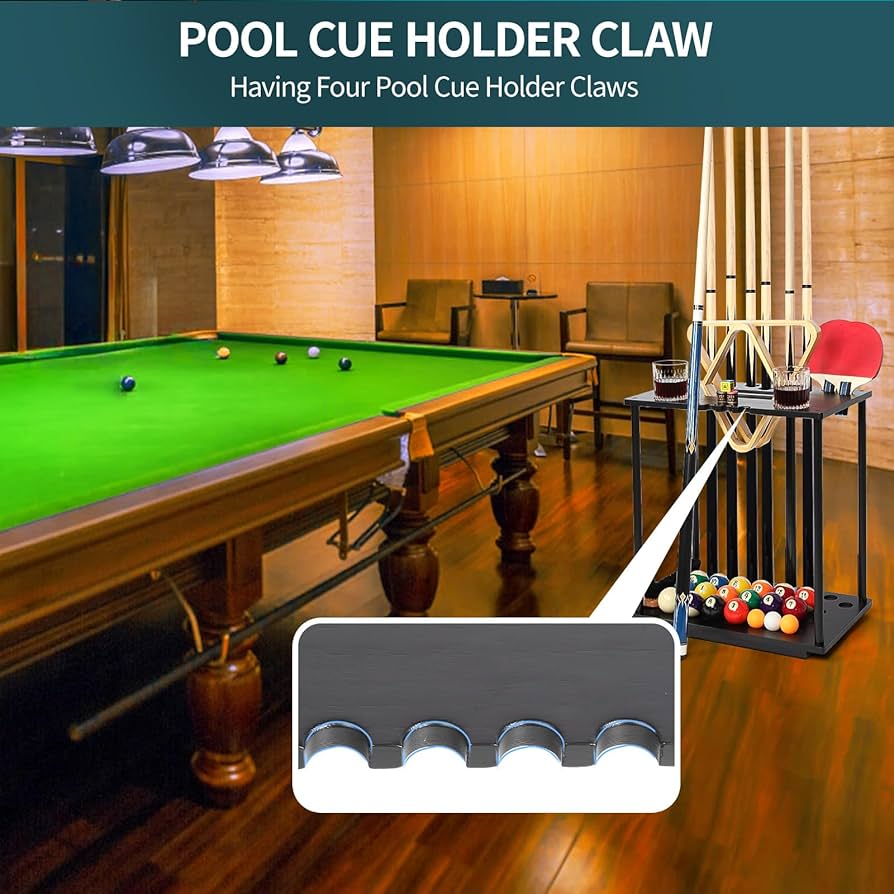 Pool Sticks For Adults XCSOURCE Pool Stick Holder, Pool Cue Rack Wall Mount Billiard Cue Racks