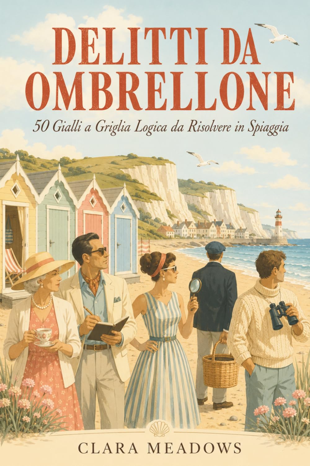 Delitti da Ombrellone: 50 Gialli a Griglia Logica da Risolvere in Spiaggia